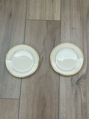 Qty 2 Lenox Eternal Butter Plates